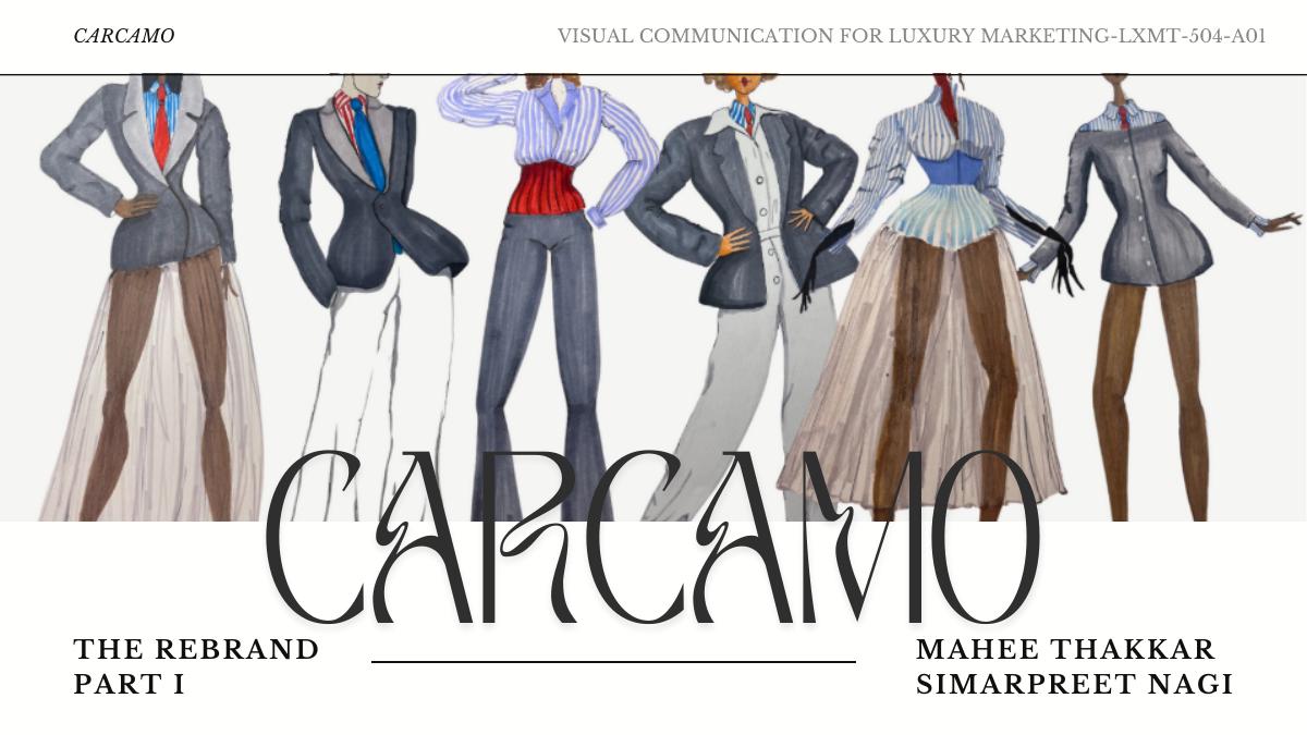 Carcamo brand identity and advertising campaign presentation cover